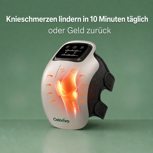 Celoriva™  Beheiztes Knie-Massagegerät mit Rotlichttherapie