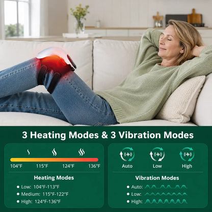 Celoriva™ Heated Knee Massager with Red Light Therapy