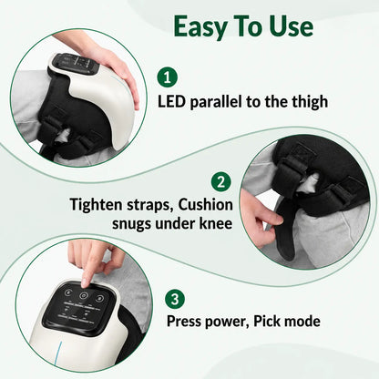 Celoriva™ Heated Knee Massager with Red Light Therapy