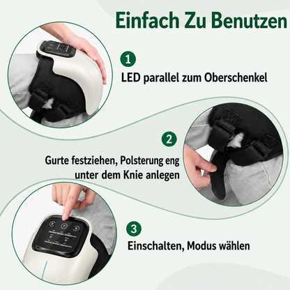 Celoriva™  Beheiztes Knie-Massagegerät mit Rotlichttherapie